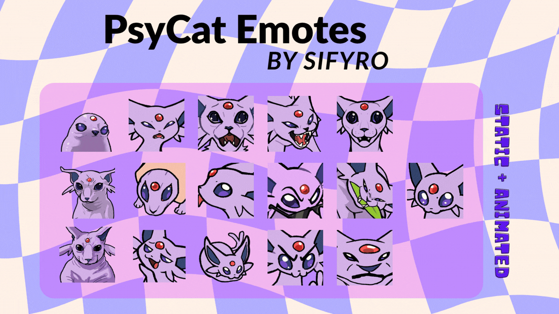 Sifyro PsyCat Emotes