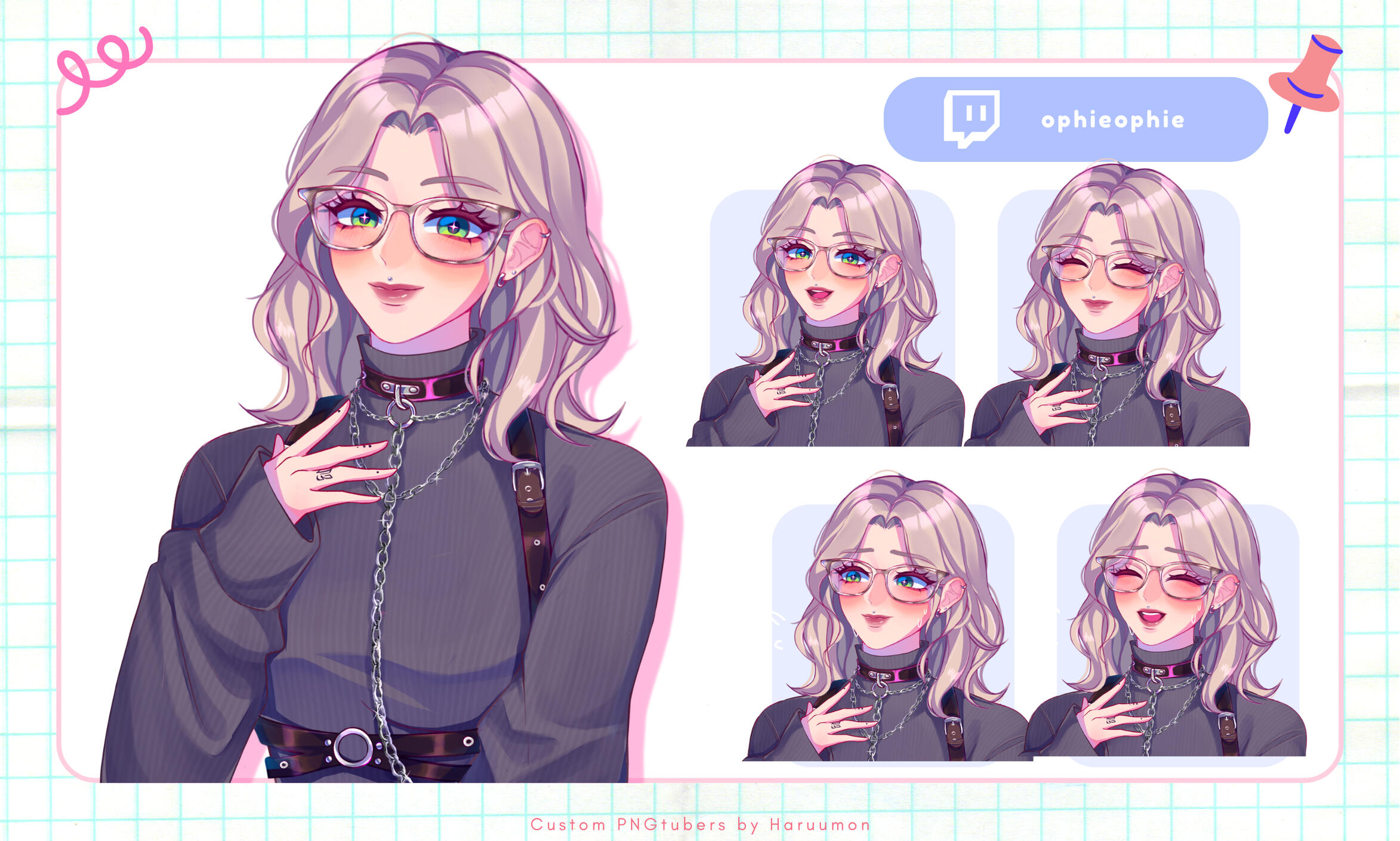 2.0 version of OphieOphie's PNGtuber by Haruumon
